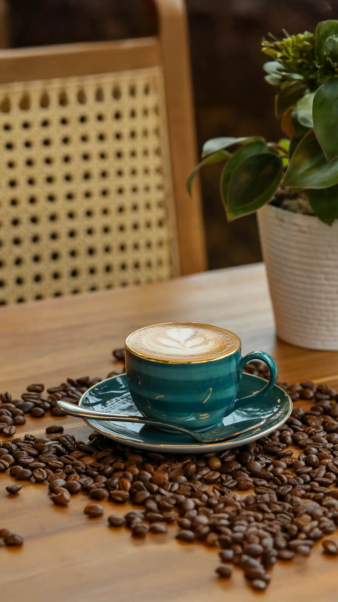 Skilled barista at work at Nook Cafe preparing specialty coffee drinks using premium Sri Lankan beans with expert techniques