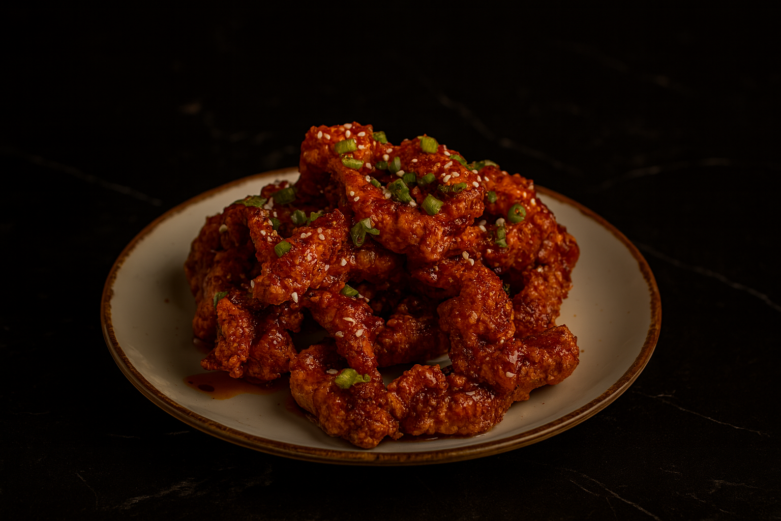 Hot Glaze Tender Chicken - Delicious food and beverage available at Nook Cafe menu