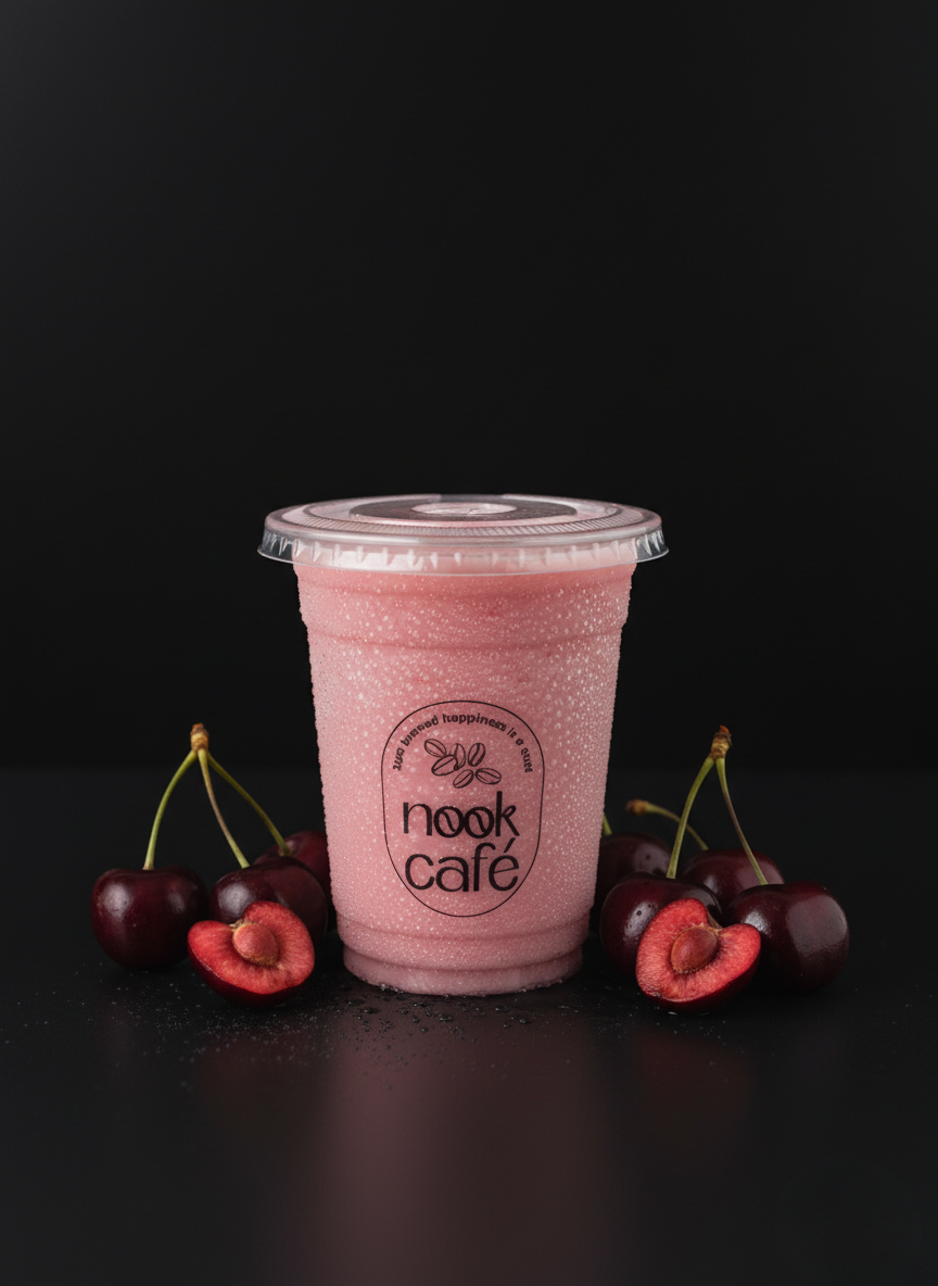 Cherry Pom Frost - Delicious food and beverage available at Nook Cafe menu