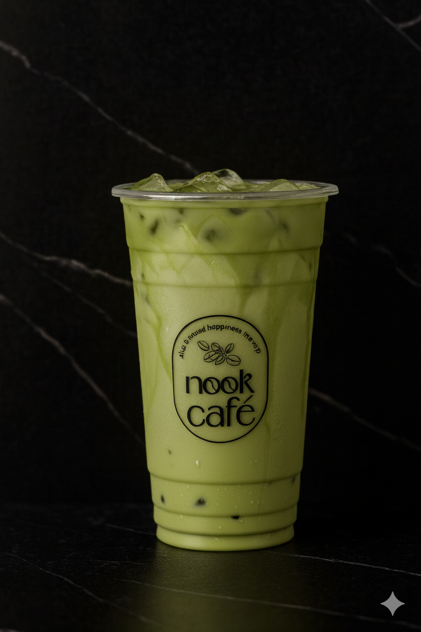 ICE  MATCHA (L) - Delicious food and beverage available at Nook Cafe menu